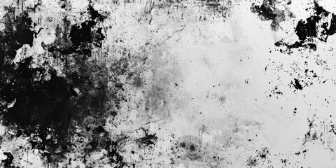 Wall Mural - A black and white photo showcasing a dirty wall