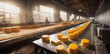 cheese production at a dairy factory