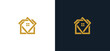Diamond Home Real Estate Logo Concept icon sign symbol Element Design. Jewelry, Jewellery, Gem, Realtor, Mortgage, House Logotype. Vector illustration template