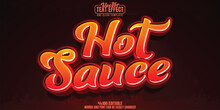 Hot Sauce Editable Text Effect, Customizable Spicy And Chili 3D Font Style