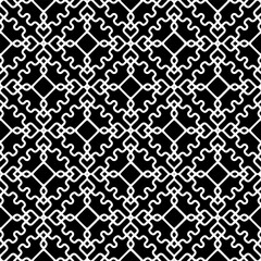 
White background with black pattern. Seamless texture for fashion, textile design,  on wall paper, wrapping paper, fabrics and home decor. Simple repeat pattern.