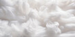 Cotton soft fiber texture background, white fluffy natural material.