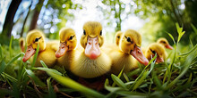 A Group Of Ducklings, Generative AI