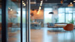 © Almultazam - Blurred office space. Abstract bokeh office interior background for design.