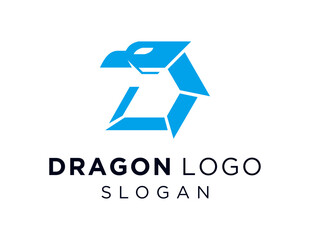 Poster - The logo design is about Dragon and was created using the Corel Draw 2018 application with a white background.