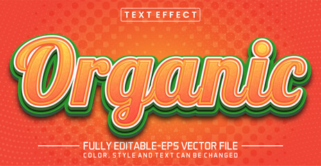 Poster - Orange yellow font Text effect editable