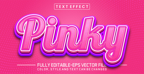 Poster - Pinky pink font Text effect editable