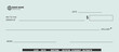 © big bro - Blank bank cheque. Personal desk check template	 new  design