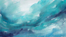 Abstract Watercolor Painting Background. Copy Space Area