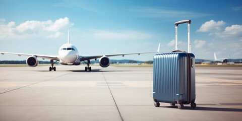 Suitcase or luggage at airport