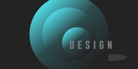Wall Mural - modern gradient bright color. geometric background. Abstract website landing page with circles illustration. Banner, wallpaper vector design template.