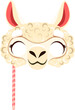 Sheep or mutton face carnival party holiday mask