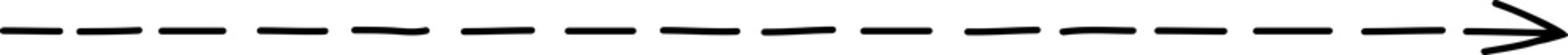 Poster - Dashed straight long line, arrow with pointer