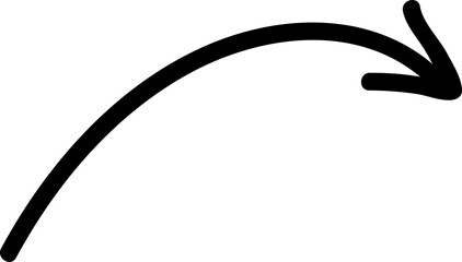 Poster - Movement line, arrow doodle element