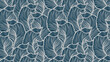 seamless pattern with leaves design 