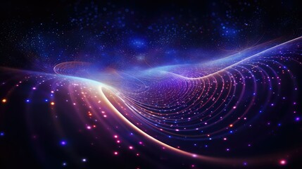 Aufkleber - design dot futuristic background illustration modern fi, space cyber, neon minimal design dot futuristic background