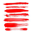 Red brush stroke underline