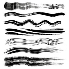 Aufkleber - Collection of strokes of markers
