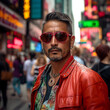 © Sugar & Kane - street style, man, asian, street, city, smiling, lifestyle, sunglasses, handsome, night, outdoors, guy, model, standing, hong kong, man, male, 30 years