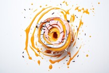 Spiral View Of A Roll, Icing Dripping