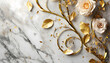 valentinstag, hintergrund, marmor, rosen, schnörkel, gold, textur, copy space, romantisch, luxus, edel, valentin, liebe, karte, 