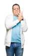 © Krakenimages.com - Middle age arab man wearing sweatshirt over isolated background Suffering pain on hands and fingers, arthritis inflammation