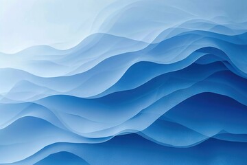 Wall Mural - Minimalist abstract blue colorful gradients. Great as a mobile wallpaper, background.