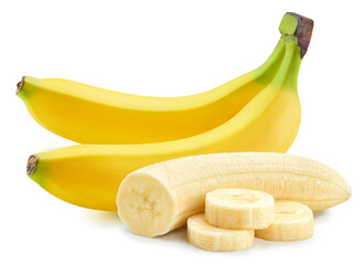 Wall Mural - Banana isolated clipping path