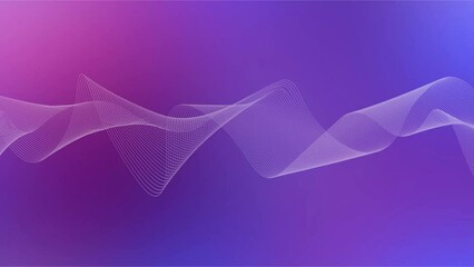 Poster - 4k abstract wave animation, waveform background color changing wallpaper