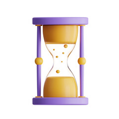 Aufkleber - 3D Time Model Maximizing Productivity. 3d illustration, 3d element, 3d rendering. 3d visualization isolated on a transparent background