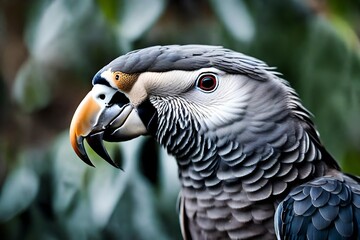 Wall Mural - portrait of a yellow billed toucan