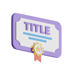 Poster - 3D Title Model Words into Click-Worthy Headlines. 3d illustration, 3d element, 3d rendering. 3d visualization isolated on a transparent background