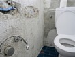 Baustelle einer Toilettenrenovierung