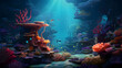 From depth of the sea sun is still shining 3d illustrated,,
Sunlight from the Depths in 3D