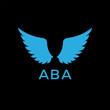 ABA Letter logo design template vector. ABA Business abstract connection vector logo. ABA icon circle logotype.

