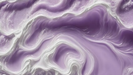  Abstract pale purple liquid with white foam for the background