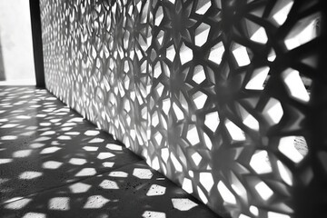 Poster - Arabesque shadow for overlaying on photos.