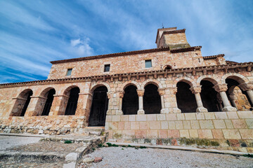 Wall Mural - Arcades in the Church of Our Lady of Rivero in San Esteban de Gormaz. Soria. Spain. Europe.