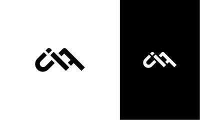 Fototapete - CIA initial logo concept monogram,logo template designed to make your logo process easy and approachable. All colors and text can be modified. High resolution files included.