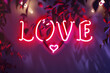 Love, love, love echoes through the air, creating a melody that encapsulates the warmth and affection of Valentine's Day.  PNG 8064x5376px