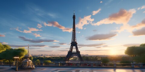 Wall Mural - France Eiffel Tower，AI