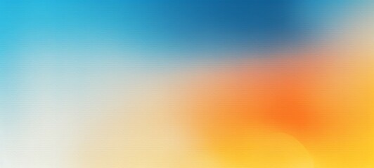 Poster - Abstract color gradient background grainy orange blue yellow white noise texture backdrop