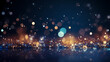 © Derby - Happy New Year, burning fireworks with bokeh light background