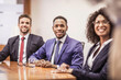 © Stefanie - Corporate meeting and presentation with diverse colleagues. Cape Town, South Africa
