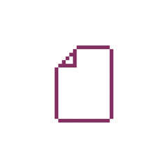 Poster - pixel folder, text file , retro drawing, computer interface,  illustration retro