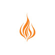 © SuryoMono - fire flame vector logo design.fire logo.fire logo design inspiration. elegant abstract design template elements.