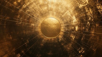 Wall Mural - background with gold rays