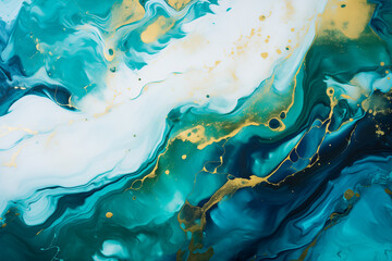 Wall Mural - Swirls of blue marble. Liquid marble texture. Fluid art. abstract waves skin wall luxurious art ideas