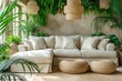 a room with serene peaceful ambiance and plants decorated ideas style inspiration