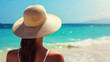© Sasint - Beach Woman in Sun Hat on Vacation